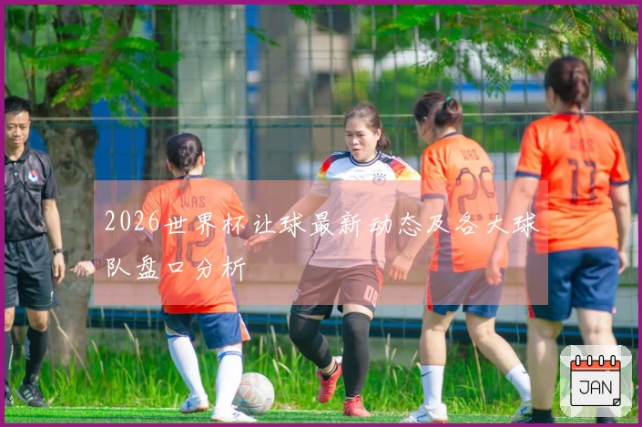 2026世界杯让球最新动态及各大球队盘口分析